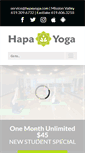 Mobile Screenshot of hapayoga.com